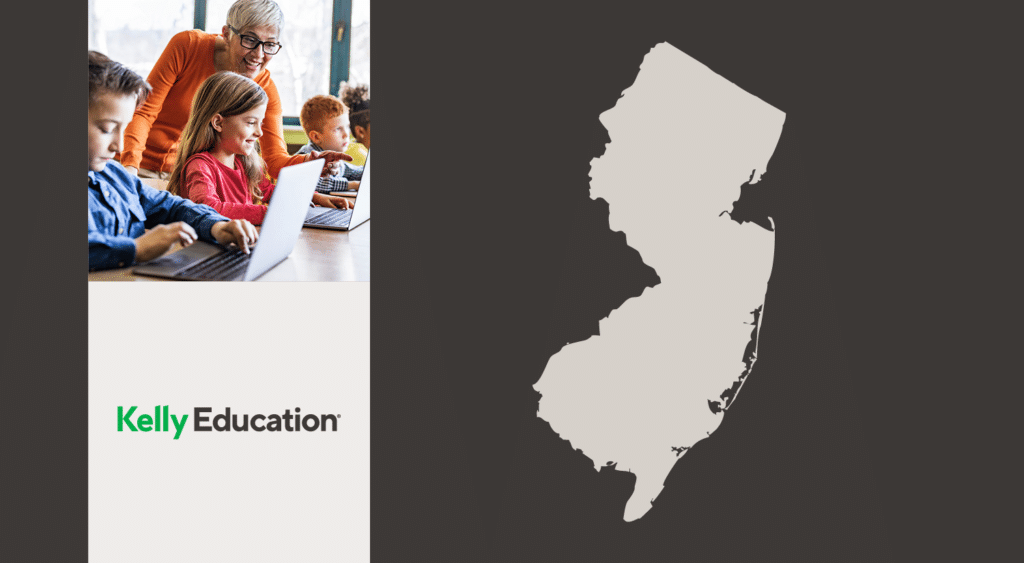 New Jersey map about becoming a substitute teacher