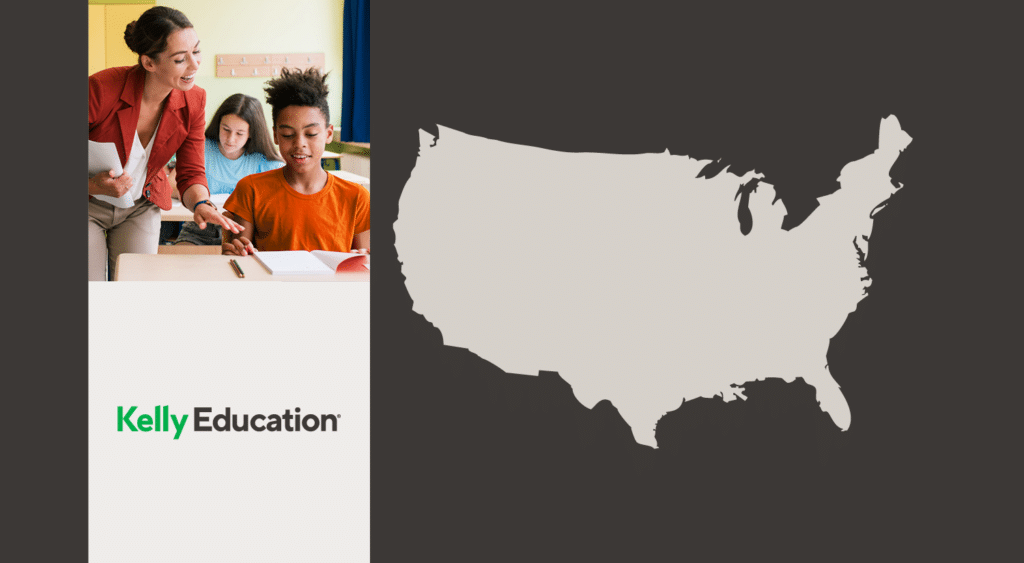 US map for substitute teacher