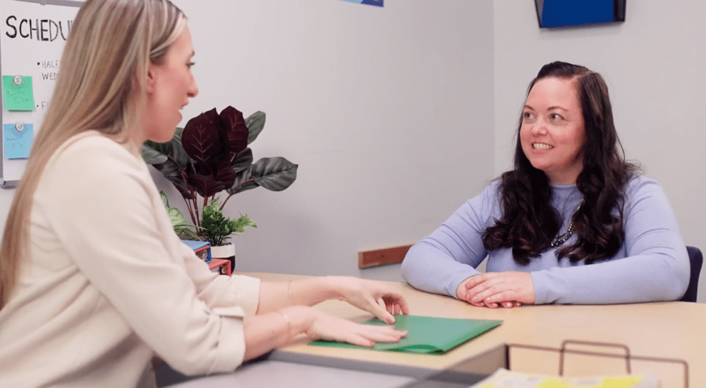 substitute teacher learning about benefits